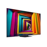 LG UHD AI UT91 4K Smart TV 2024 od 75 inča, Prikaz spreda uređaja LG UHD TV, UT90, 75UT91003LA, thumbnail 2
