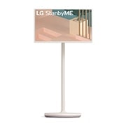 LG StanbyME: Vaš Lifestyle ekran, Vista frontal del modo horizontal con una imagen de fondo, 27ART10AKPL, thumbnail 1