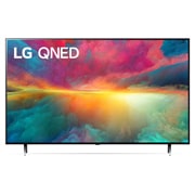 LG QNED 77 65 inča 4K Smart TV, 2023, Prikaz prednje strane LG QNED TV sa slikom i prikazanim logotipom proizvoda, 65QNED773RB, thumbnail 1