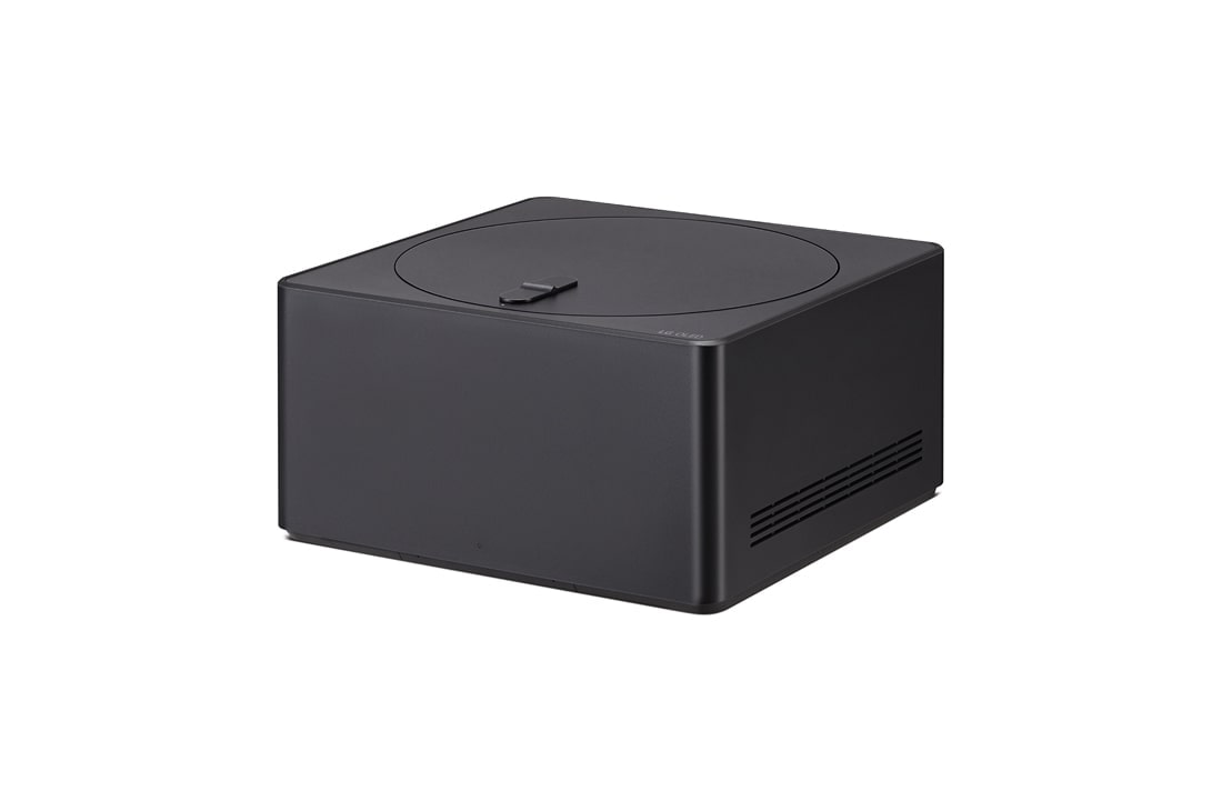 LG Prvi istinski bežični TV na svetu 77-inčni LG OLED evo AI M4 sa prenosom slike i zvuka u 4K 144Hz , Pogled spreda na uređaj Zero Connect Box, OLED77M49LA, thumbnail 7