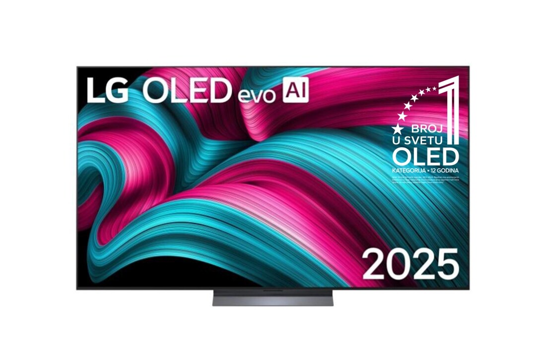 LG 77 -inčni LG OLED evo AI C5 4K pametni televizor 2025, OLED77C5ELB