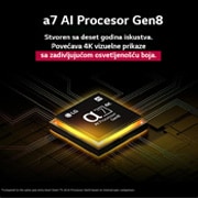 LG 86 inčni LG QNED AI QNED80 4K  Smart  televizor 2025, Prikaz sa prednje i bočne strane LG QNED AI 4K pametnog televizora koji prikazuje njegove dimenzije dužine, širine, visine i dubine., 86QNED80A3A, thumbnail 5