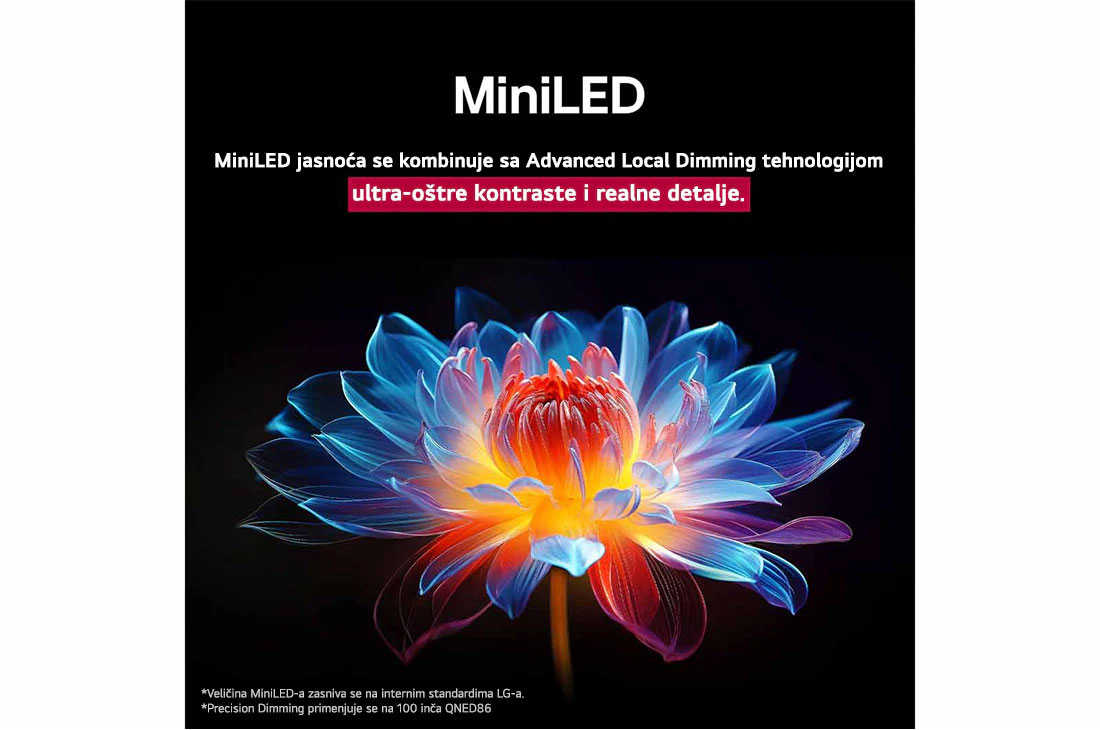 LG 50 inčni LG QNED evo AI QNED86 4K Smart televizor 2025, right, 50QNED86A3C, thumbnail 6