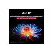 LG 65 inčni LG QNED evo AI QNED85 4K pametni televizor 2025, Položena slika pećine koja gleda ka čistom plavom nebu podeljena je po sredini, pri čemu je jedna polovina slike bleda, dok druga prikazuje oštar kontrast. U donjem levom uglu je mala slika koja prika, 65QNED85A3C, thumbnail 8