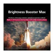 LG 48 inčni LG OLED evo AI G5 4K Smart TV 2025, Spejs šatl se lansira sa zemlje. Scena je podeljena po sredini, pri čemu je jedna polovina nešto tamnija i bez živosti. Druga polovina prikazuje kako je eksplozija rakete izuzetno svetla, pokazujući k, OLED48G53LS, thumbnail 6