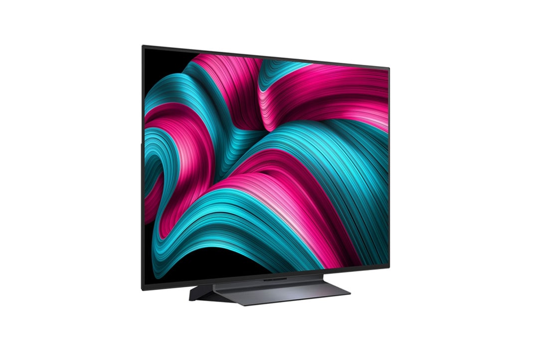 LG 48 inčni LG OLED evo AI C5 4K pametni televizor 2025, Blago iskošen prikaz LG OLED evo AI C5E 4K pametnog televizora., OLED48C51LA, thumbnail 2