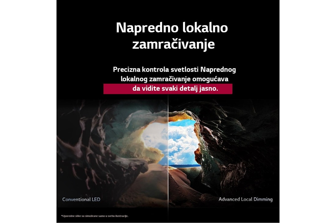 LG 65-inčni LG NanoCell AI NANO90 4K pametni televizor 2025, Advanced local dimming, 65NANO90A3B, thumbnail 8