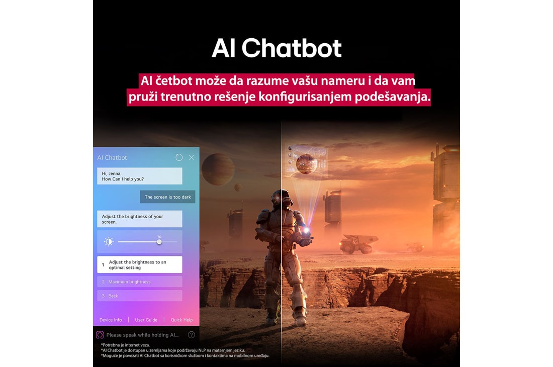 LG 65-inčni LG NanoCell AI NANO90 4K pametni televizor 2025, AI Chatbot, 65NANO90A3B, thumbnail 11