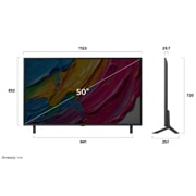 LG 50 inčni LG QNED AI QNED80 4K pametni televizor 2025, dimension, 50QNED80A3A, thumbnail 4
