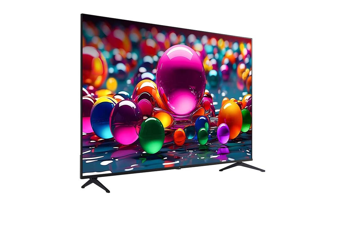 LG 86-inčni LG UHD AI UA75 4K pametni televizor 2025, Blago iskošen prikaz LG UHD TV-a okrenutog nadesno., 86UA75006LA, thumbnail 2
