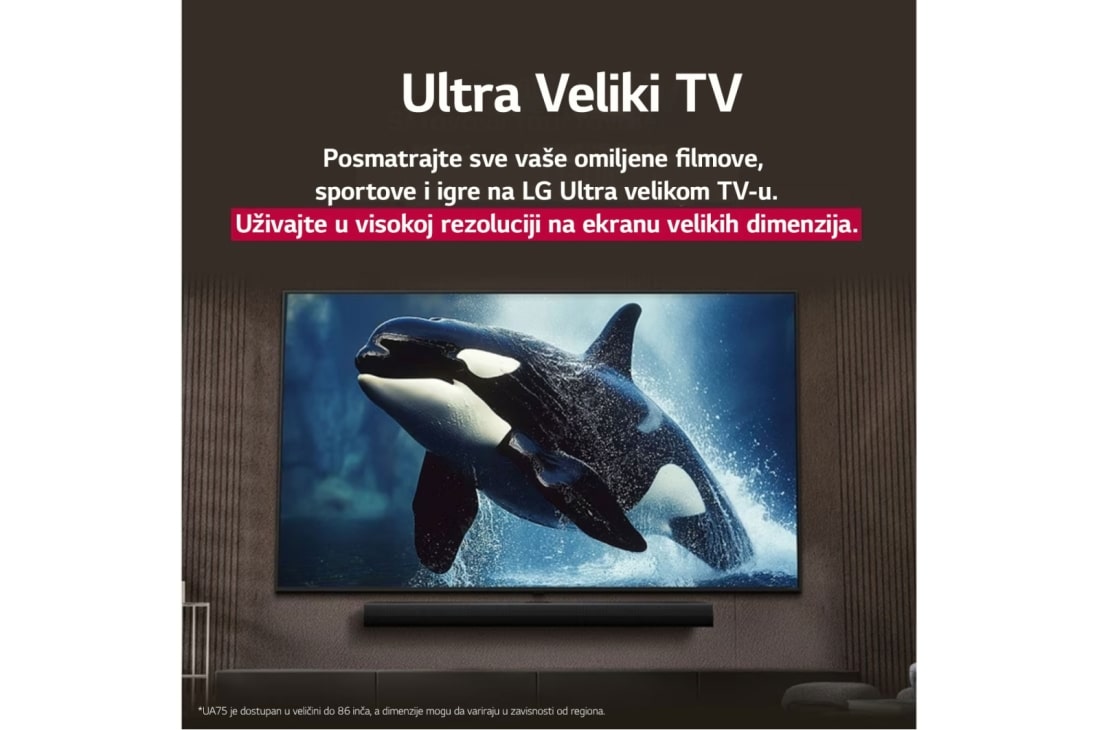 LG 55-inčni LG UHD AI UA75 4K pametni televizor 2025, 55UA75003LA, thumbnail 8