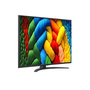 LG 50-inčni LG NanoCell AI NANO81 4K pametni televizor 2025, Blago iskošen prikaz LG NanoCell TV-a okrenutog nadesno., 50NANO81A3A, thumbnail 2