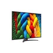 LG 65-inčni LG NanoCell AI NANO81 4K pametni televizor 2025, Blago iskošen prikaz LG NanoCell TV-a okrenutog nadesno., 65NANO81A3A, thumbnail 2