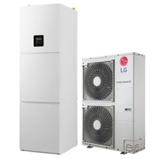 LG Therma V R410A Tip sa integrisanim rezervoarom za vodu, proizvod sve-u-jednom, kombinuje unutrašnju jedinicu i rezervoar za vodu, Therma V R410A IWT tip, thumbnail 1