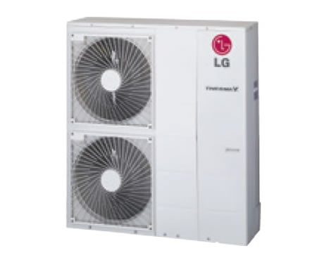 LG Therma V Monobloc je najnoviji sistem sa toplotnom pumpom na vazduh i vodu firme LG, koji na ekološki prihvatljiv i energetski efikasan način zadovoljava sve potrebe za grejanje i hlađenje prostorija u domaćinstvu, kao i potrebe za sanitarnu toplu vodu., Therma V Monobloc, thumbnail 2