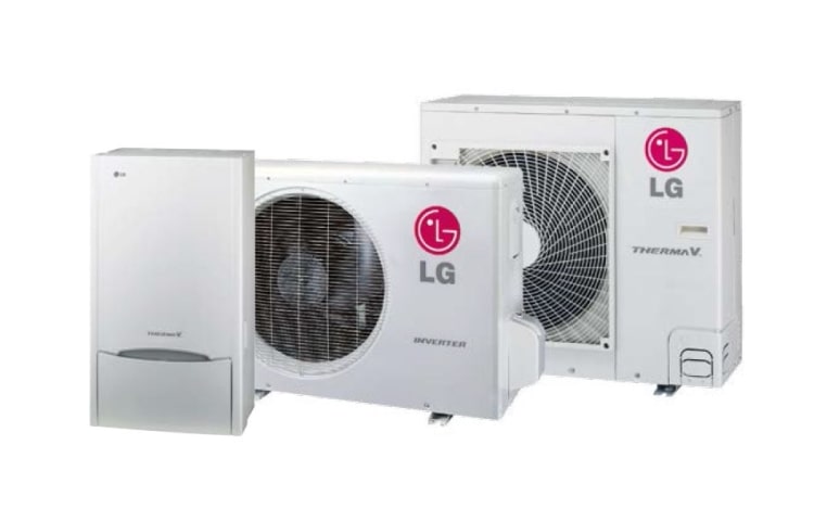 LG Therma V Split je najnoviji sistem sa toplotnom pumpom na vazduh i vodu firme LG, koji na ekološki prihvatljiv i energetski efikasan način zadovoljava sve potrebe za grejanje i hlađenje prostorija u domaćinstvu, kao i potrebe za sanitarnu toplu vodu., Therma V Split, thumbnail 1