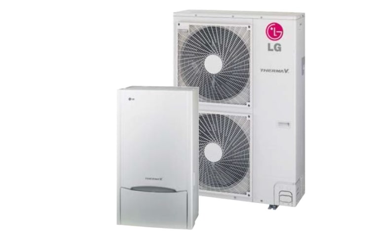 LG Therma V Split je najnoviji sistem sa toplotnom pumpom na vazduh i vodu firme LG, koji na ekološki prihvatljiv i energetski efikasan način zadovoljava sve potrebe za grejanje i hlađenje prostorija u domaćinstvu, kao i potrebe za sanitarnu toplu vodu., Therma V Split, thumbnail 2