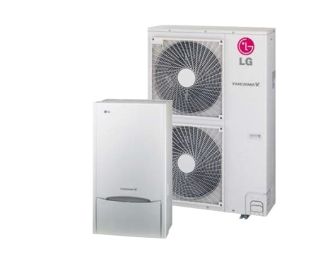 LG Therma V Split je najnoviji sistem sa toplotnom pumpom na vazduh i vodu firme LG, koji na ekološki prihvatljiv i energetski efikasan način zadovoljava sve potrebe za grejanje i hlađenje prostorija u domaćinstvu, kao i potrebe za sanitarnu toplu vodu., Therma V Split, thumbnail 2