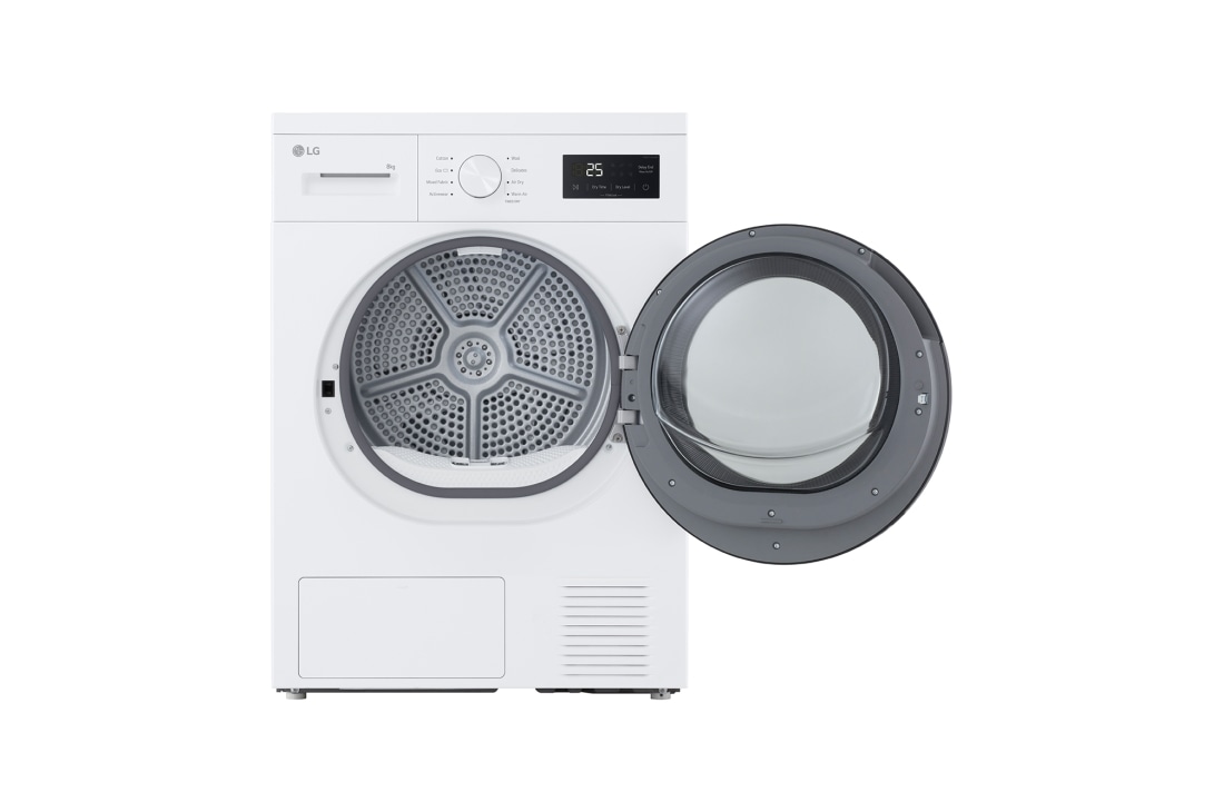 LG 8 kg, Eco Hybrid™ DUAL inverter toplotna pumpa za sušenje, kondenzator sa automatskim čišćenjem, ThinQ™, WiFi funkcija​, 9 kg, Eco Hybrid™ DUAL inverter toplotna pumpa za sušenje, RHA1008NWK, thumbnail 2