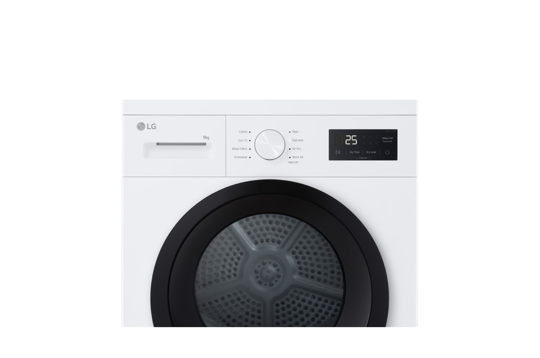 LG 8 kg, Eco Hybrid™ DUAL inverter toplotna pumpa za sušenje, kondenzator sa automatskim čišćenjem, ThinQ™, WiFi funkcija​, 9 kg, Eco Hybrid™ DUAL inverter toplotna pumpa za sušenje, RHA1008NWK, thumbnail 9