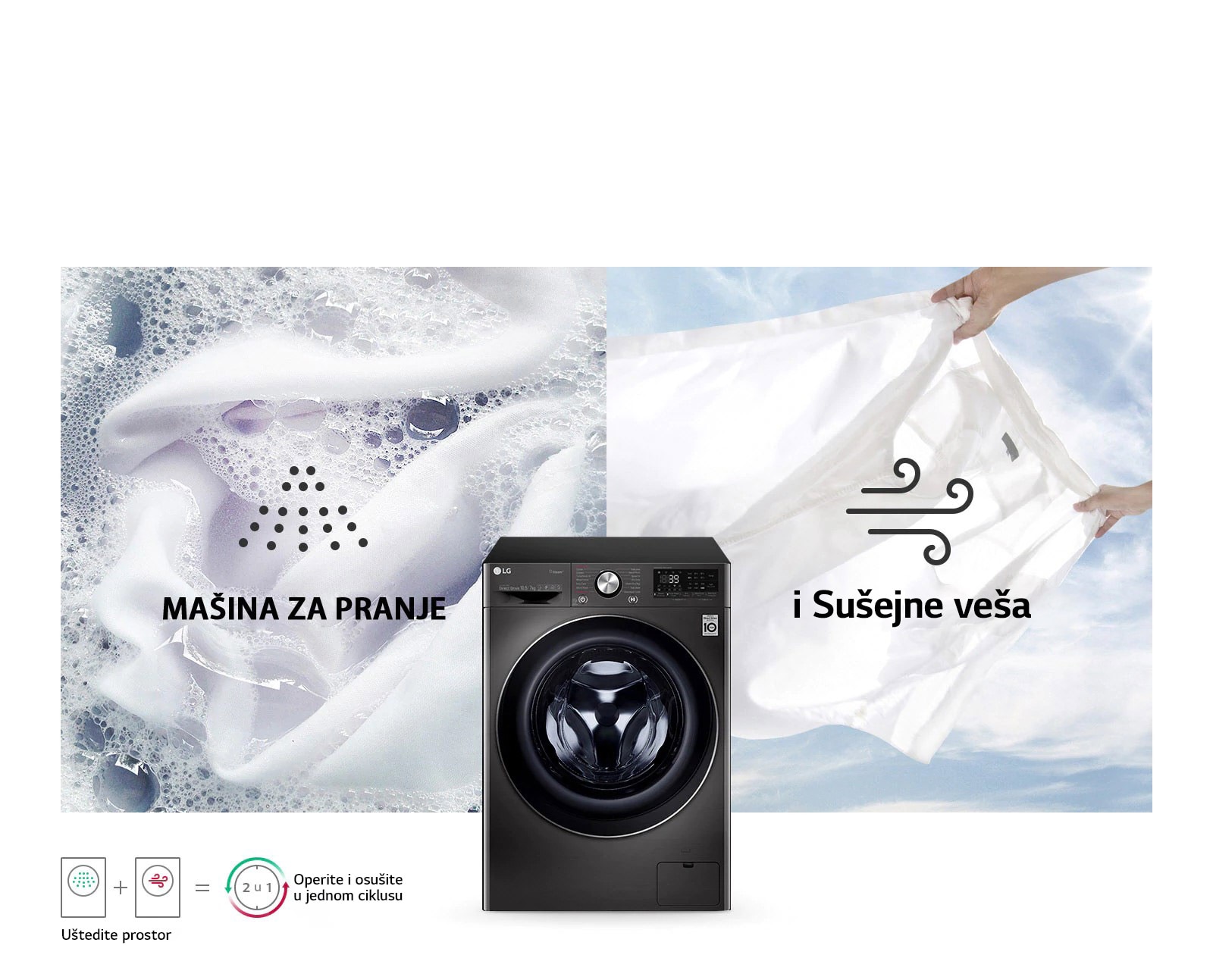 Mašina za pranje i sušenje veša u jednom1