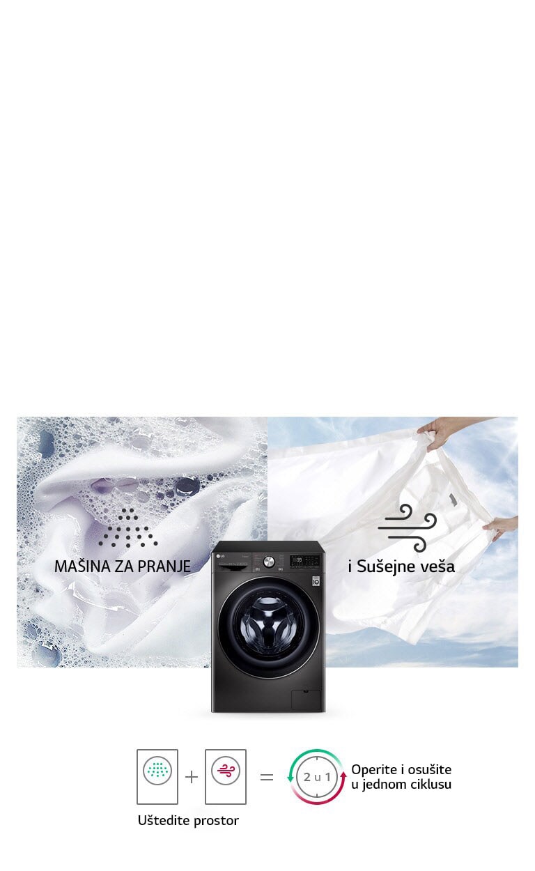 Mašina za pranje i sušenje veša u jednom2