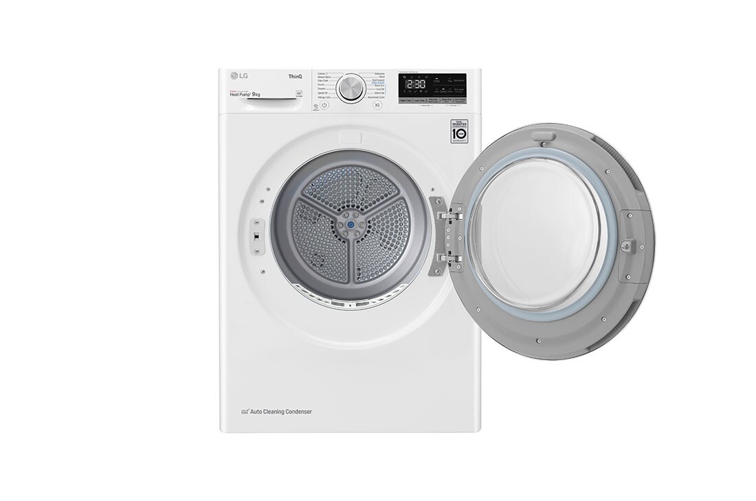 LG 9 kg, Eco Hybrid™ DUAL inverter toplotna pumpa za sušenje, kondenzator sa automatskim čišćenjem, ThinQ™, WiFi funkcija, RH90V5AV6Q, RH90V5AV6Q, thumbnail 3