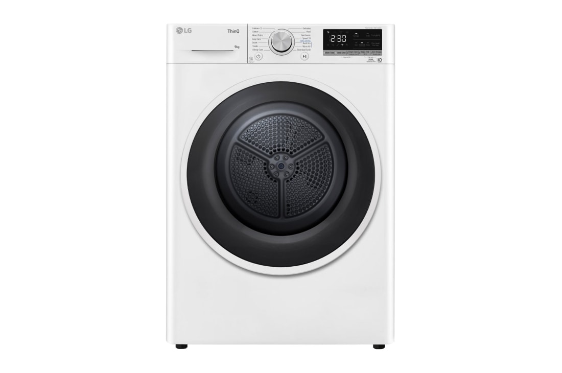 LG 9 kg, Eco Hybrid™ DUAL inverter toplotna pumpa za sušenje, kondenzator sa automatskim čišćenjem , ThinQ™ WiFi funkcija, RH90V5AV6N, RH90V5AV6N