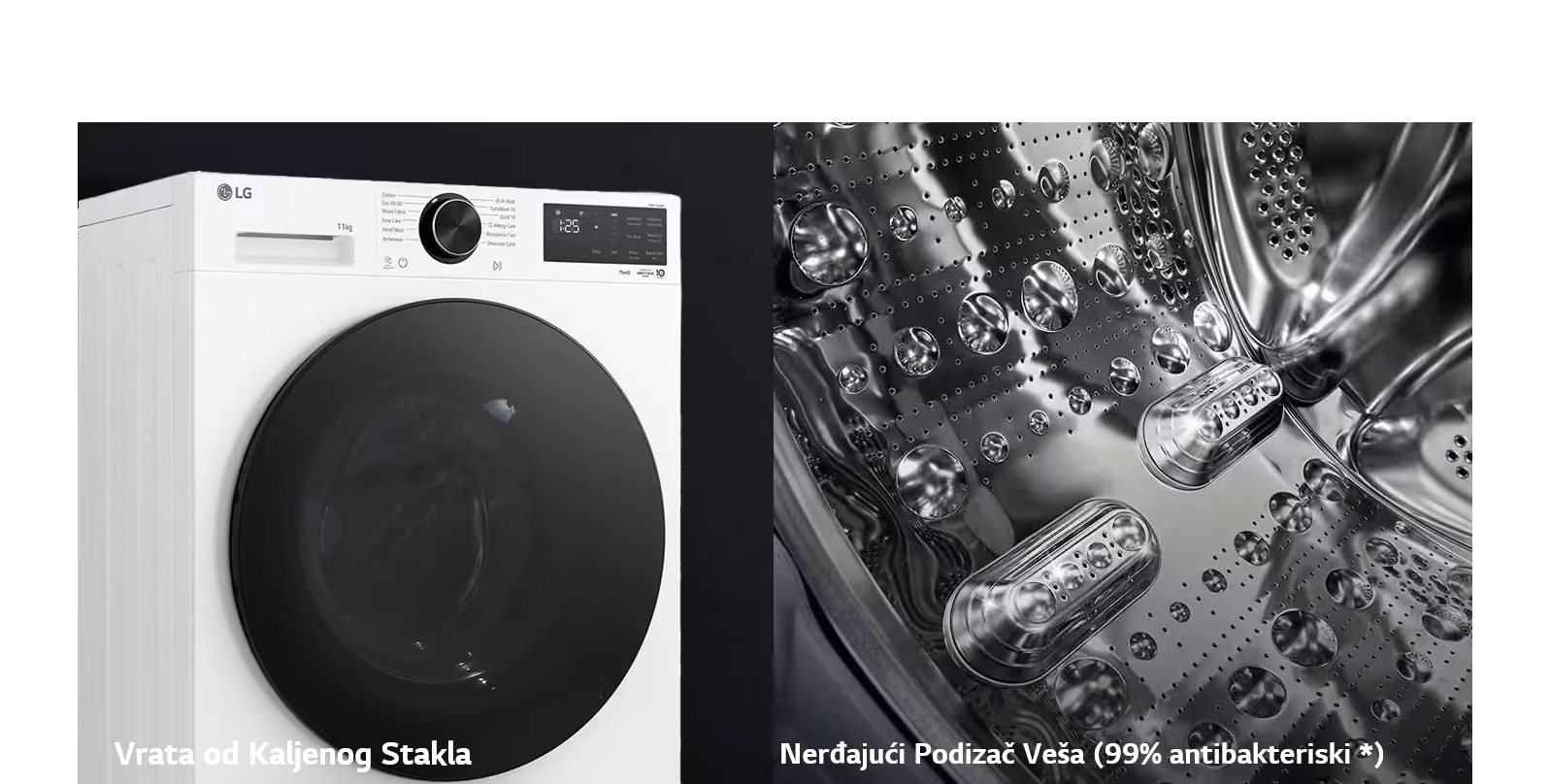 Poboljšana izdržljiva spoljašnja površina i elegantno kaljeno staklo na vratima, kao i usavršeni higijenski i izdržljivi podizač od nerđajućeg čelika.