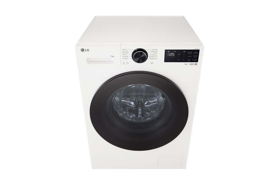 LG 11 kg, max. 1400 obrtaja/min., Mašina za pranje veša sa parom, AI DD™ tehnologija, TurboWash™360, WiFi Funkcija, Mašina za pranje veša sa parom - F4X5011TWB, F4X5011TWB, thumbnail 3