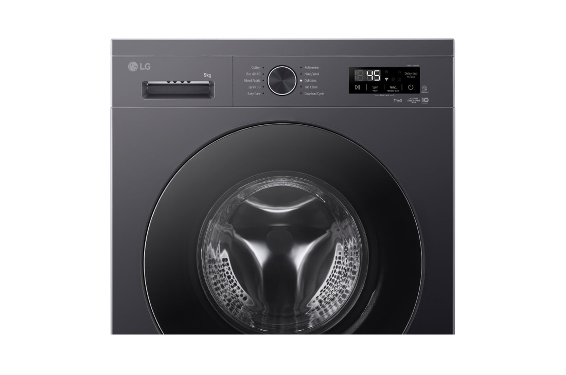 LG 9 kg, max. 1400 obrtaja/min., Mašina za pranje veša sa parom, WiFi Funkcija, Pogled otvora za deterdžent, F4X1009NMB, thumbnail 5