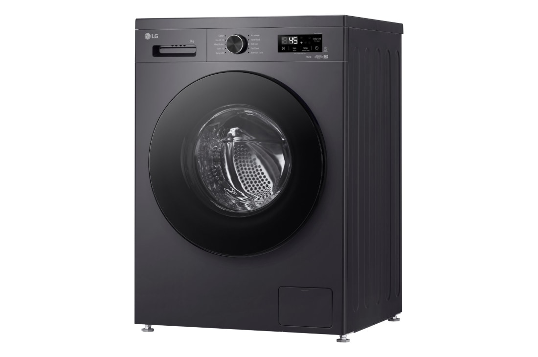 LG 9 kg, max. 1400 obrtaja/min., Mašina za pranje veša sa parom, WiFi Funkcija, Pogled sa leve strane, F4X1009NMB, thumbnail 10