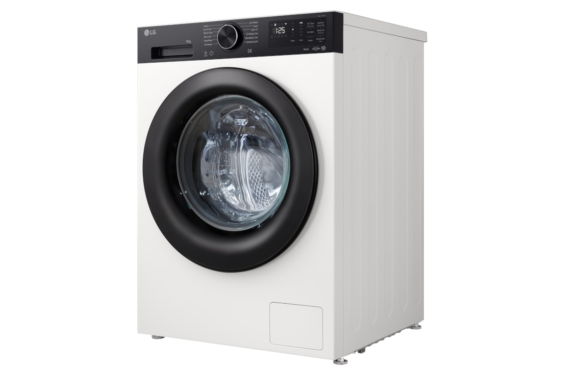 LG 10 kg, max. 1400 obrtaja/min., Mašina za pranje veša sa parom, AI DD™ tehnologija, WiFi Funkcija	, Pogled na LG mašinu za pranje veša sa prednje strane F4X5N10NHK, F4X5N10NHK, thumbnail 9