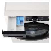 LG 9 kg, max. 1400 obrtaja/min., Mašina za pranje veša sa parom, AI DD™ tehnologija, WiFi Funkcija	, Pogled na LG mašinu za pranje veša sa prednje strane F4X5N09NHK, F4X5N09NHK, thumbnail 7