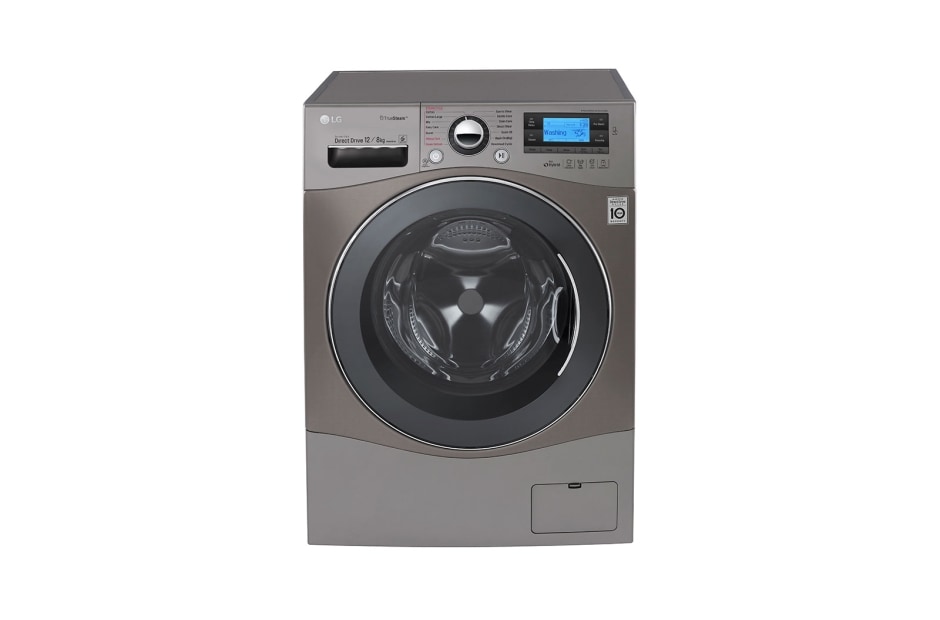 LG Ekstra veliki kapacitet u standardnim dimenzijama, 12/8kg kapacitet pranja/sušenja, ECO hibrid mašina sa parom za pranje i sušenje veša, FH695BDH6N
