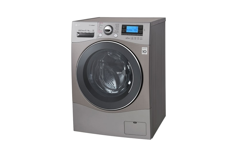 LG Ekstra veliki kapacitet u standardnim dimenzijama, 12/8kg kapacitet pranja/sušenja, ECO hibrid mašina sa parom za pranje i sušenje veša, FH695BDH6N, thumbnail 11