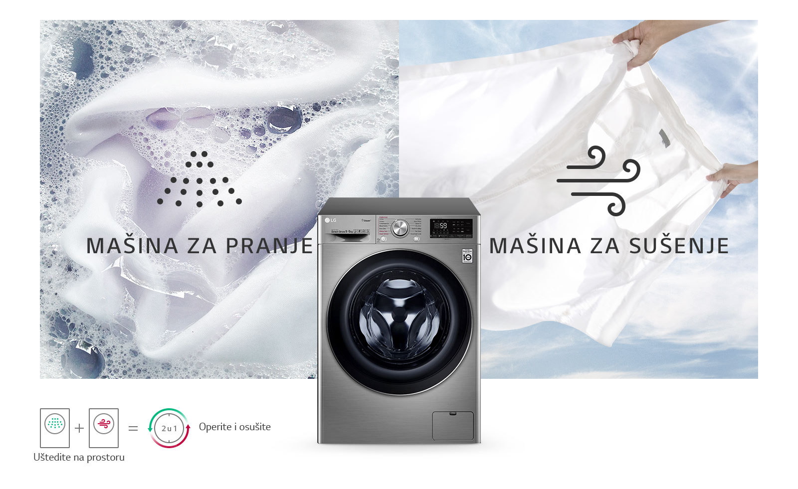 Mašina za pranje i sušenje veša u jednom1