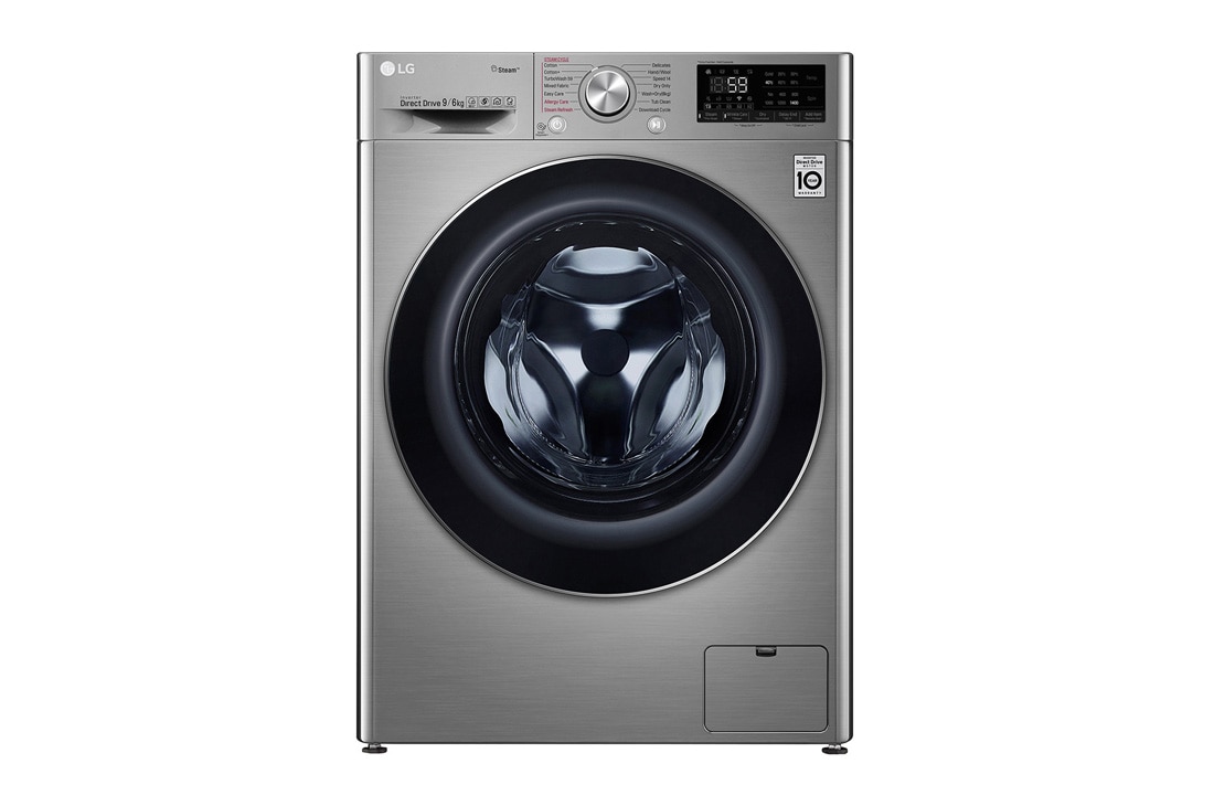 LG 9/6 kg, max. 1400 obr/min,  Kombinovana mašina za pranje i sušenje veša sa  TurboWash™, funkcija pare,Wi-Fi , F4DV709H2T