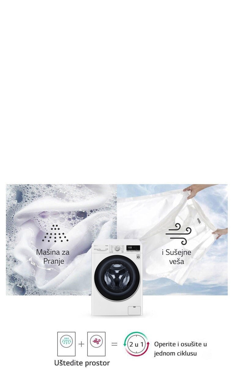 Mašina za pranje i sušenje veša u jednom