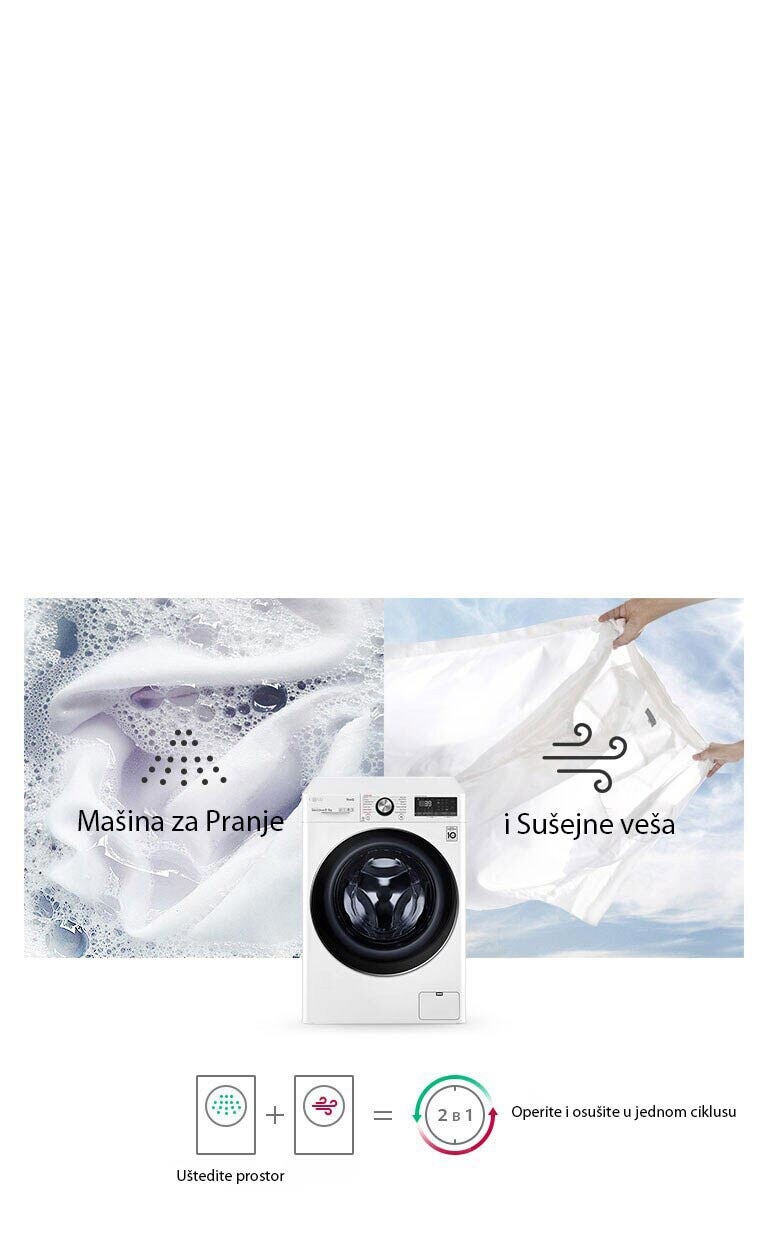 Mašina za pranje i sušenje veša u jednom