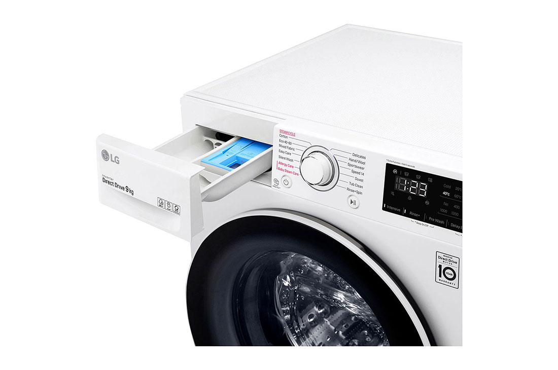 LG 9 kg, max. 1400 obrtaja/min., Mašina za pranje veša sa parom, AI DD™ tehnologija, F4WV329S0E, F4WV329S0E, thumbnail 5