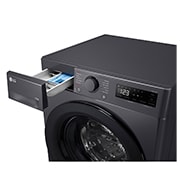 LG 10 kg, max. 1400 obrtaja/min., Mašina za pranje veša sa parom, AI DD™ tehnologija, Pogled otvora za deterdžent, F4WR510SBM, thumbnail 6