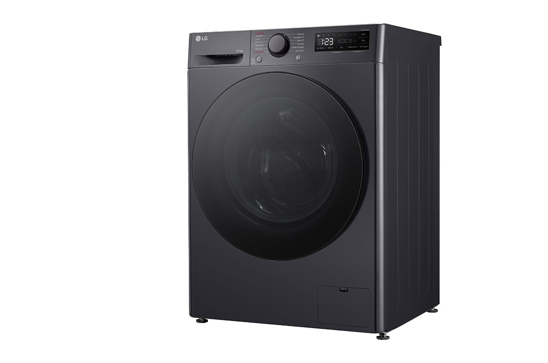 LG 10/6 kg, max. 1400 obrtaja/min., Kombinovana mašina za pranje veša sa parom, TurboWash™360 i AI DD™ tehnologija, Pogled sa desne strane, F4DR510S2M, thumbnail 12