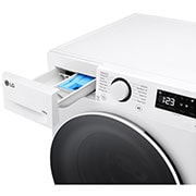 LG 10 kg, max. 1400 obrtaja/min., Mašina za pranje veša sa parom, AI DD™ i TurboWash™360 tehnologija, Pogled otvora za deterdžent, F4WR510S0W, thumbnail 5