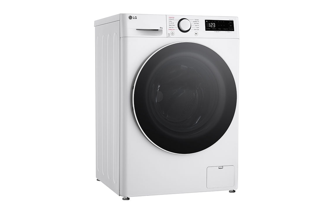 LG 8 kg, max. 1200 obrtaja/min., Mašina za pranje veša sa parom, AI DD™ tehnologija, TurboWash™360°, Slim dubina, Pogled sa leve strane, F2WR508S0W, thumbnail 11