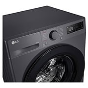 LG 9/6 kg, max. 1400 obrtaja/min., Kombinovana mašina za pranje veša sa parom, AI DD™ tehnologija, Pogled odozgo spreda, F4DR509SBM, thumbnail 3