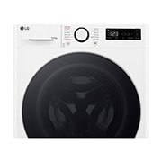 LG 10/6 kg, max. 1400 obrtaja/min., Kombinovana mašina za pranje veša sa parom, TurboWash360™ i AI DD™ tehnologija, Pogled odozgo spreda, F4DR510S1W, thumbnail 6