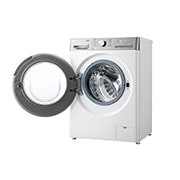 LG 9 kg, max. 1200 obrtaja/min., Mašina za pranje veša sa parom, AI DD™ tehnologija, TurboWash™360, WiFi Funkcija, Slim dubina, Pogled sa desne strane sa otvorenim vratima, F2WR909P3W, thumbnail 11