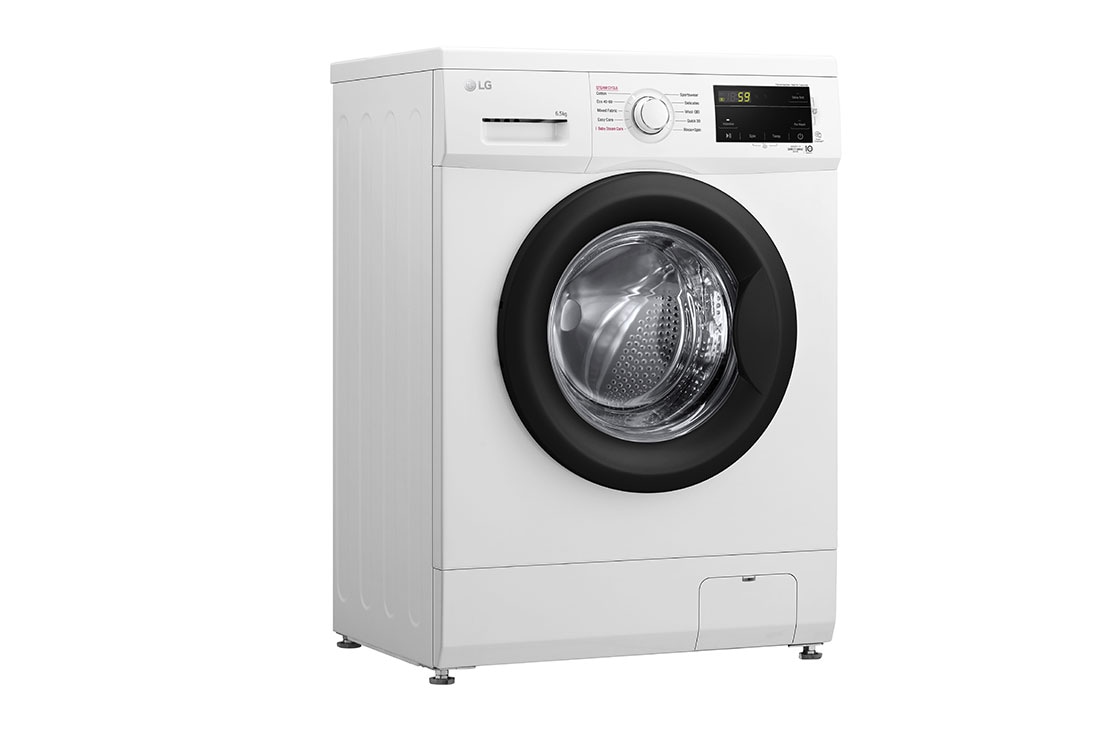 LG 6.5 kg, max. 1200 obrtaja/min., Mašina za pranje veša sa parom, Slim dubina, Pogled sa leve strane, F2J3WS6WE, thumbnail 3