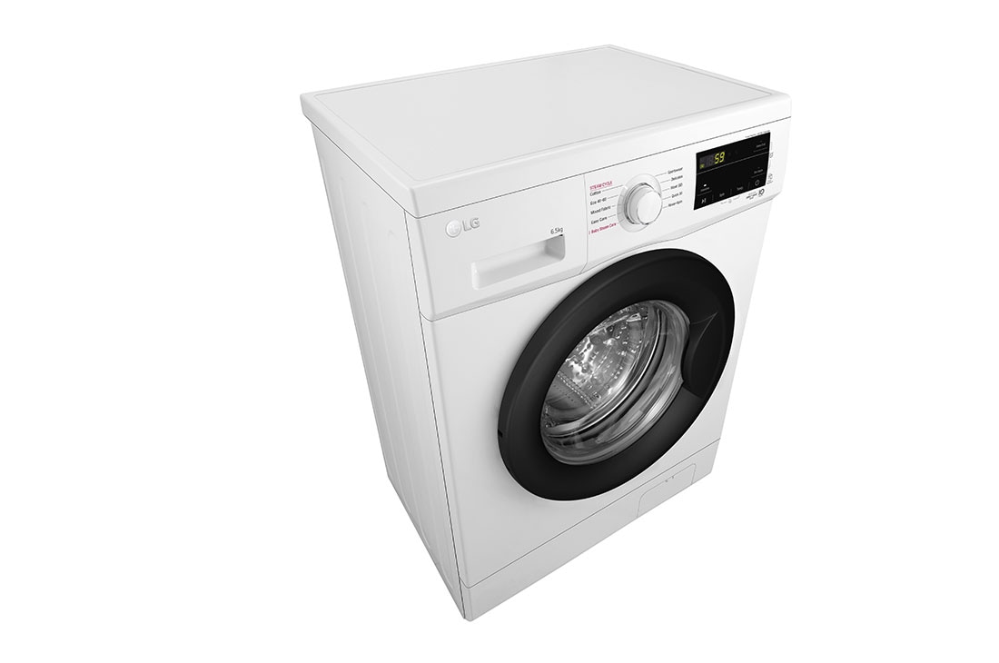 LG 6.5 kg, max. 1200 obrtaja/min., Mašina za pranje veša sa parom, Slim dubina, Pogled iz gornje perspektive, F2J3WS6WE, thumbnail 7